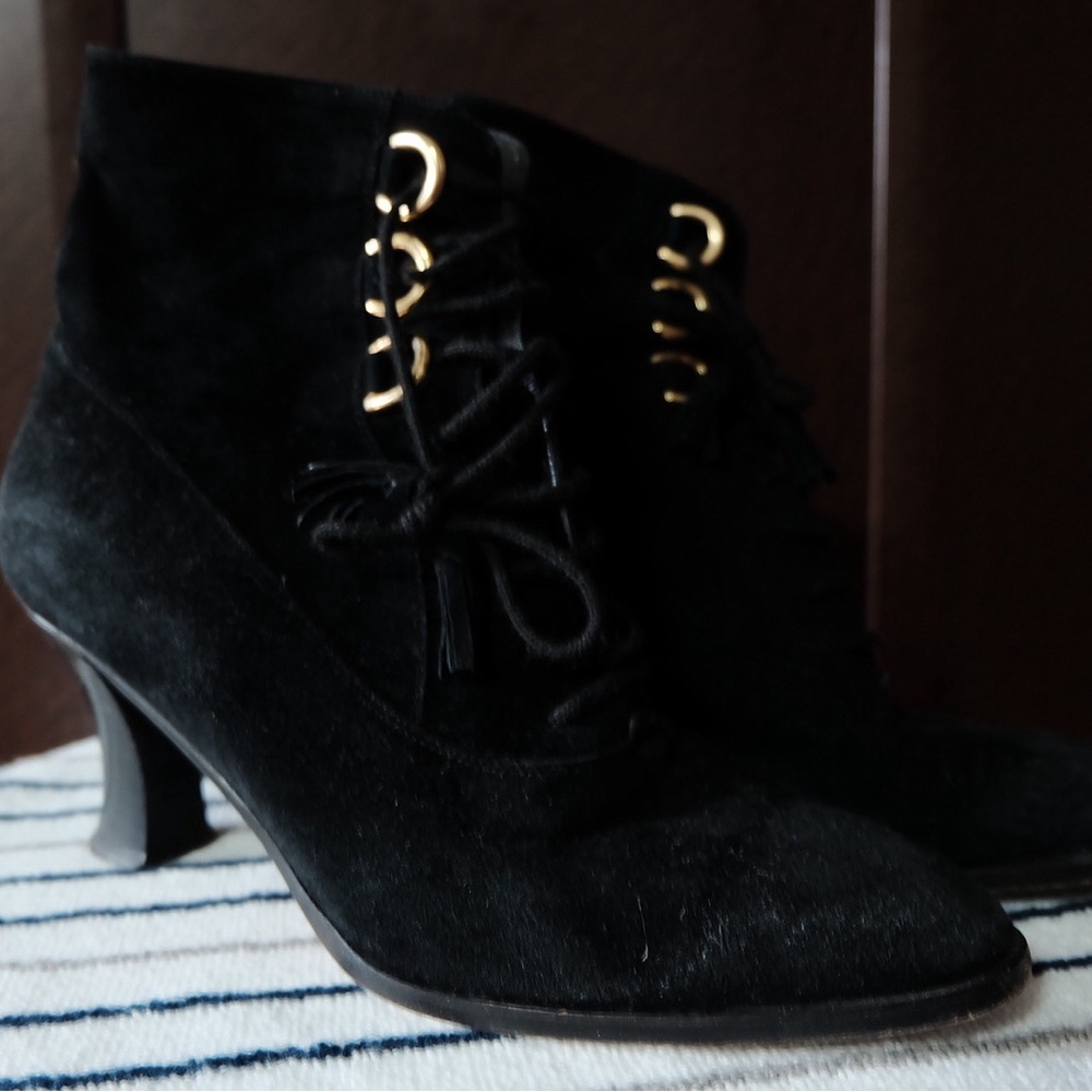 Gucci Black Heeled Boots